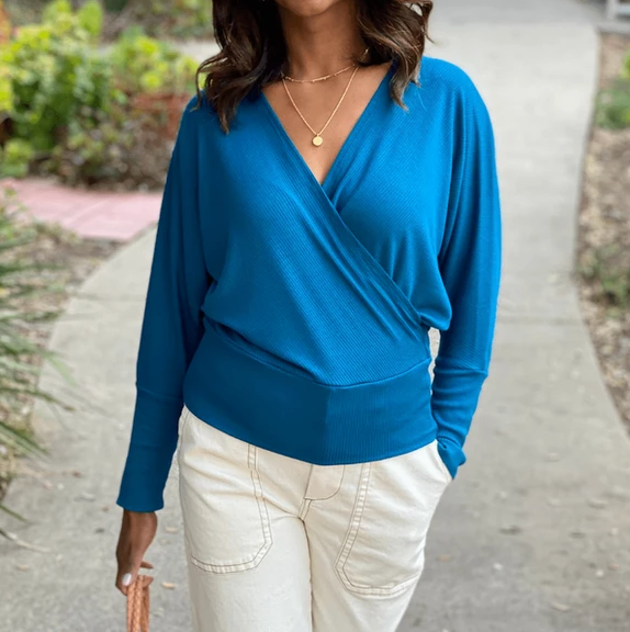 Style Solutions: How to Wear the Annie Wrap Knit Top